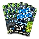 UpTop Treats Tropical Punch POP ROCKS Candy | Includes 4 Individual Packs of Tropical Punch Flavored Mini Rock Popping Candies 4.0 Count