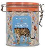 Pantenger English Breakfast Tea. 20 Biodegradable Pyramid Bags. Black Tea Loose Leaf.