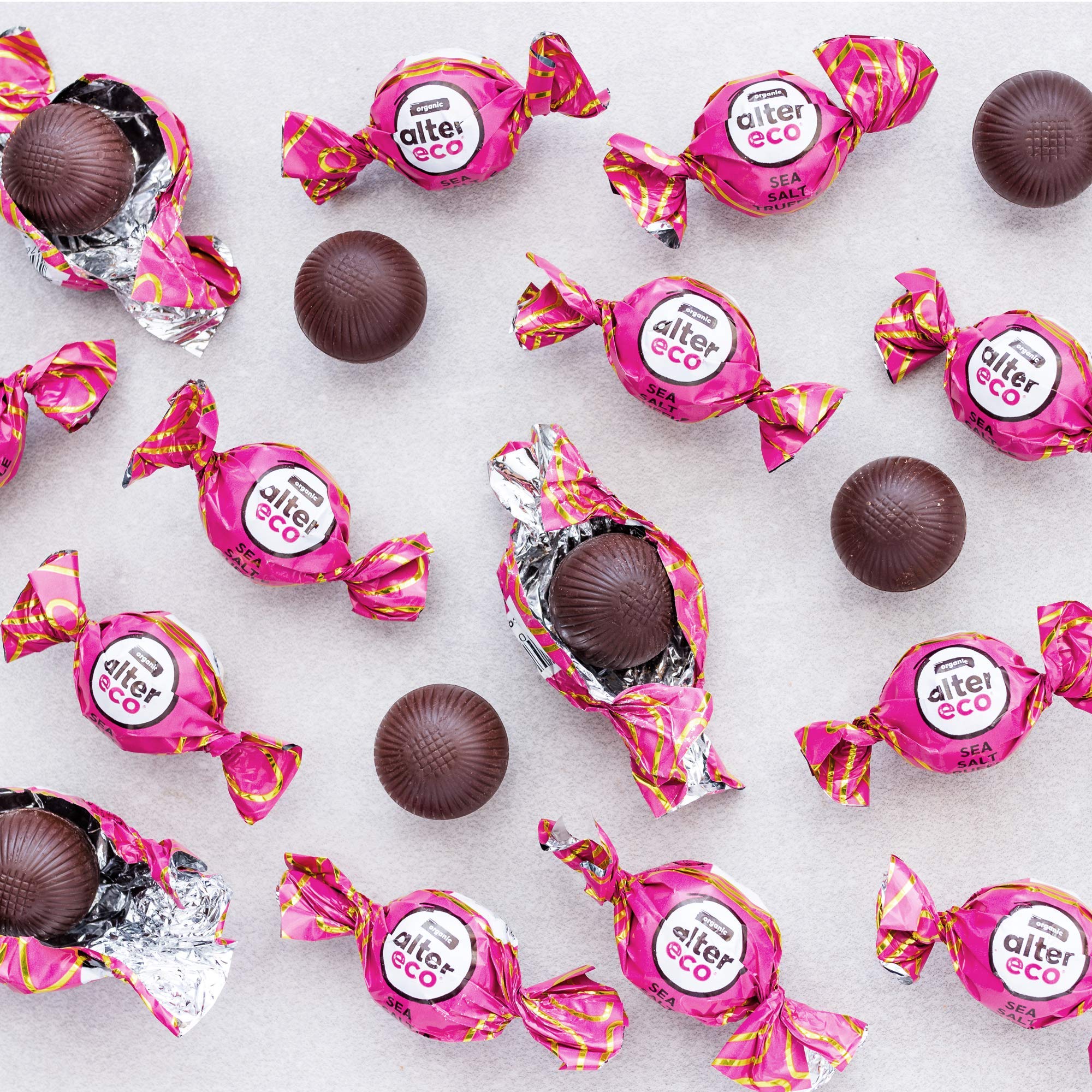 Americas Organic Dark Chocolate Sea Salt Truffles 4.2 Ounce 10 per Pack 8 Packs per case. 4.20 Ounces (Case of 8)