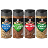 McCormick Grill Mates Spices, Everyday Grilling Variety Pack (Montreal Steak, Montreal Chicken, Roasted Garlic & Herb, Hamburger), 4 Count