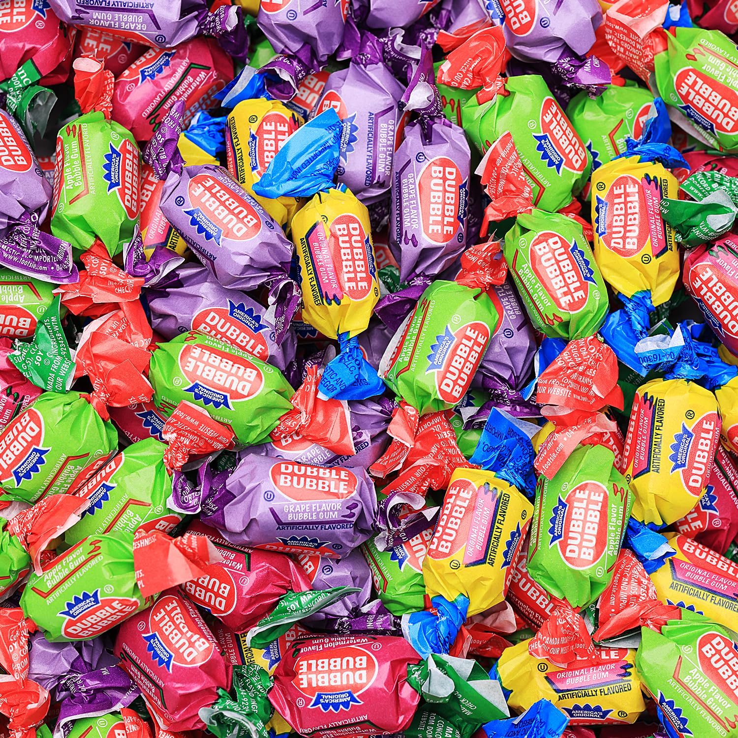 Global Gumball Chewing Gum Bubble - Individually Wrapped Gum - 12 Oz Original Flavor - Twist Wrapped Bubblegum for Kids - Assorted Flavors Chewing