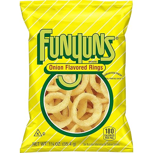 Funyuns Onion Flavored Rings, 1.25 Ounce (Pack of 64)