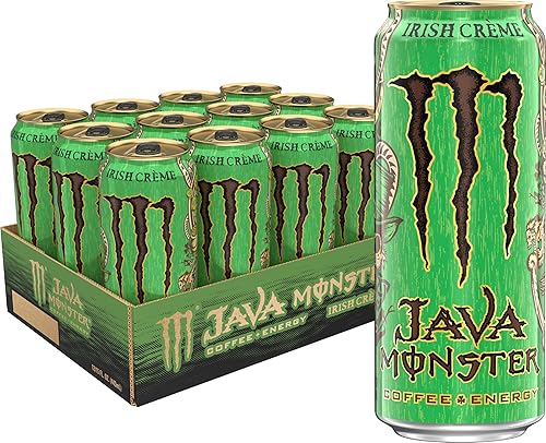 Java Monster Irish Crème, Coffee + Energy Drink, 15 Ounce