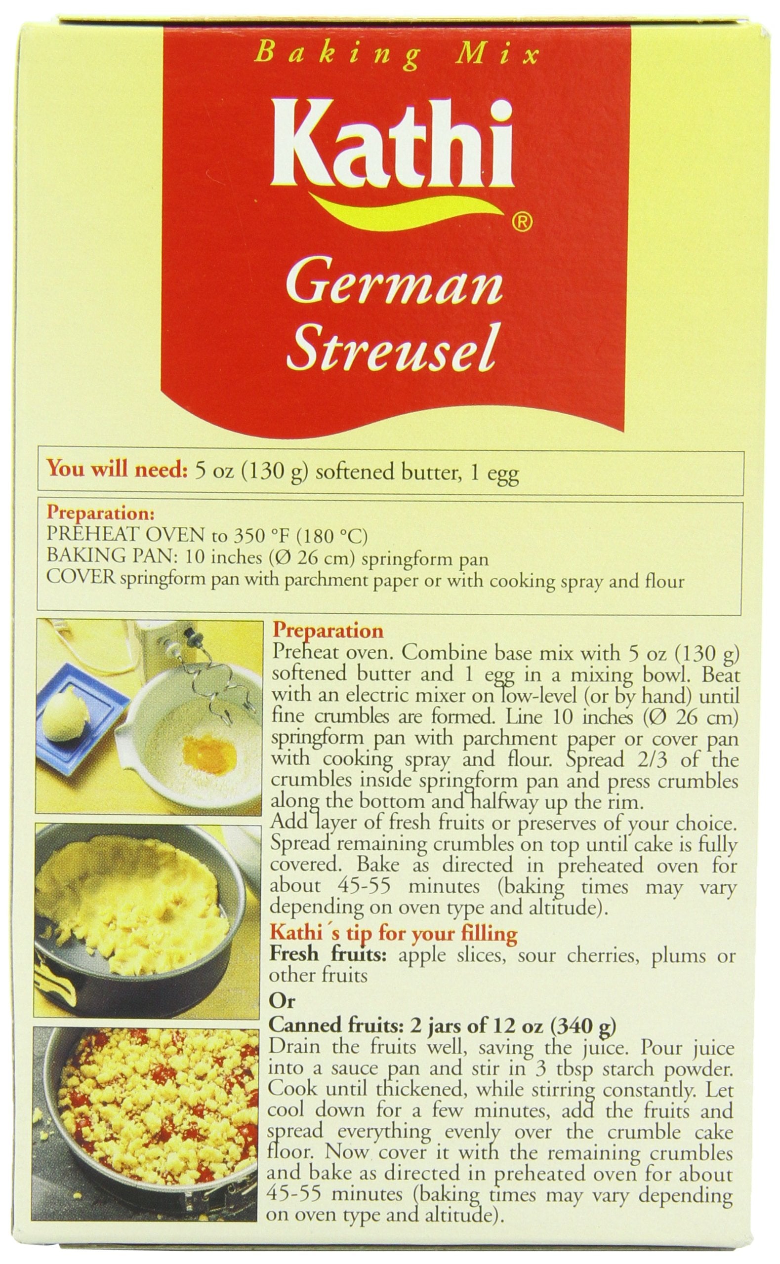 Kathi Streusel Cake Mix, 14.8 Ounce