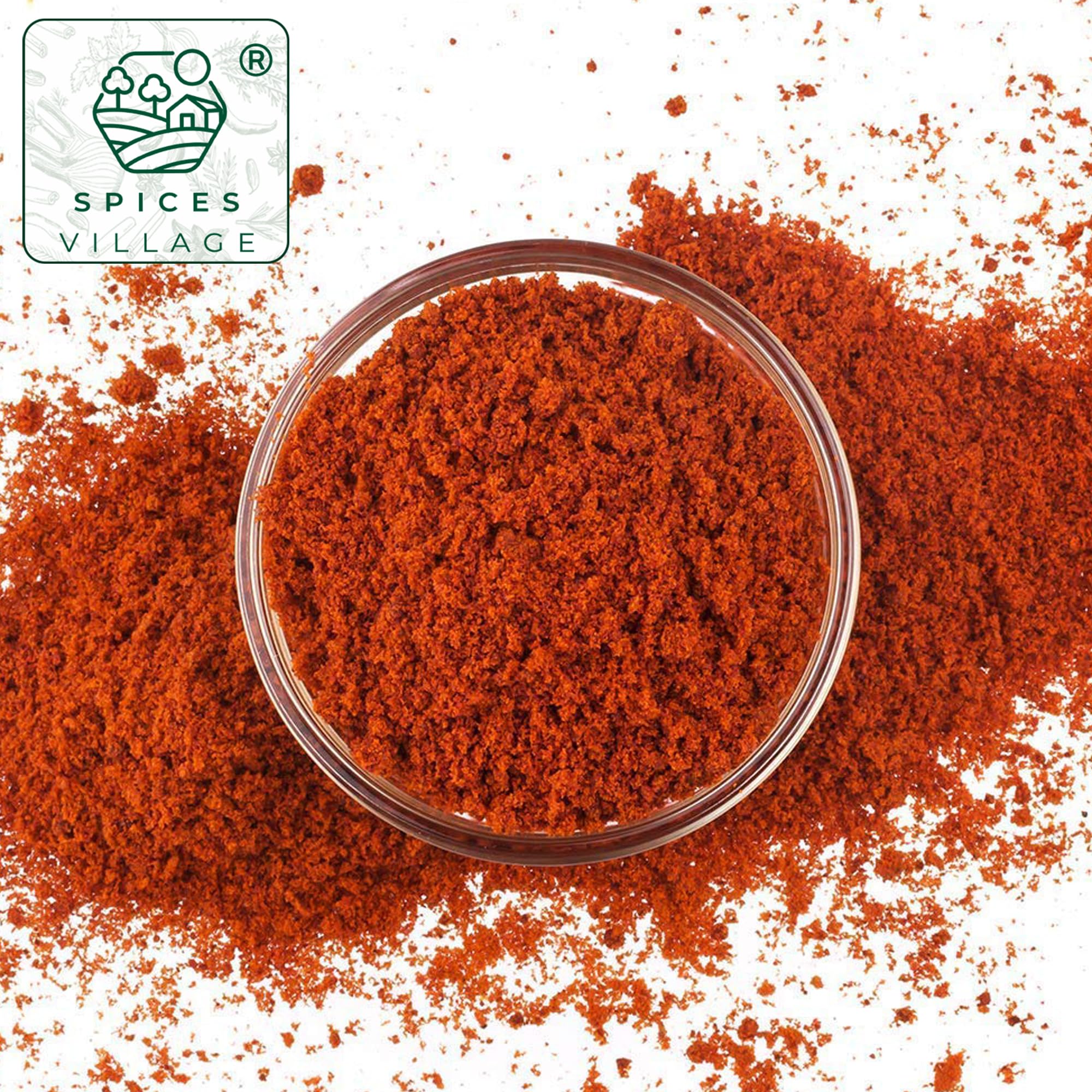 Spices Village Red Chili Powder, Medium Hot Ground Red Peppers for Cooking, 8 oz, Kosher Certified, Indian Chili Seasoning, Gluten Free, Non GMO