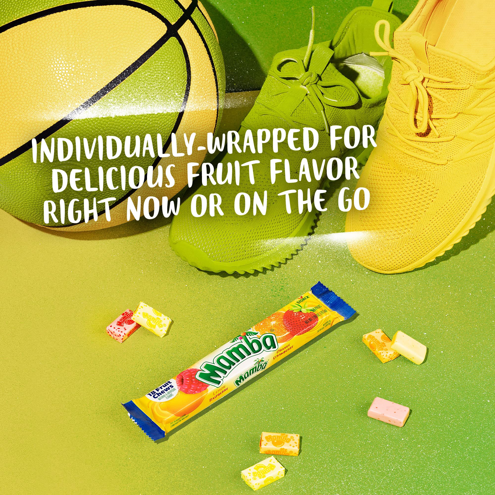 Mamba Fruit Chews Candy, 3.73 ounces, 24 Pieces (Pack of 24)