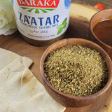 Baraka Zaatar Spice Seasoning Blend | Middle Eastern Dry Herb Mix for Bread Dips, Snacks, Mediterranean Dressings, Condiments, Baking, Salads, Hummus