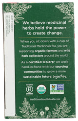 Traditional Medicinals Organic Hawthorn & Hibiscus Herbal Tea, Promotes Heart Health, (Pack of 1) - 16 Tea Bags