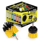 Scrub Brushes for Cleaning - Bathroom Cleaning Brush - Grout and Tile Cleaning Brush - Bathtub Cleaning Brush - Shower Drill Cleaning Brush - Tile