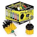 Scrub Brushes for Cleaning - Bathroom Cleaning Brush - Grout and Tile Cleaning Brush - Bathtub Cleaning Brush - Shower Drill Cleaning Brush - Tile