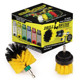 Scrub Brushes for Cleaning - Bathroom Cleaning Brush - Grout and Tile Cleaning Brush - Bathtub Cleaning Brush - Shower Drill Cleaning Brush - Tile