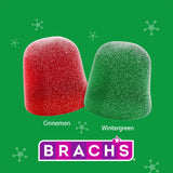 Brach's Holiday Spicettes, Holiday Gumdrop Candies, Red and Green Gumdrops, 10 oz