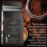Lifeboost Organic Espresso Whole Bean Coffee - Low Acid Espresso Coffee, Non-GMO, USDA Organic, Single Origin, Third-Party Tested for Mycotoxins
