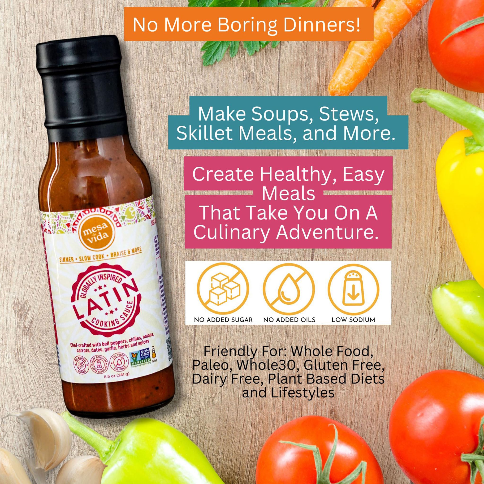 Mesa De Vida, Sauce Cooking Latin, 8.5 Ounce