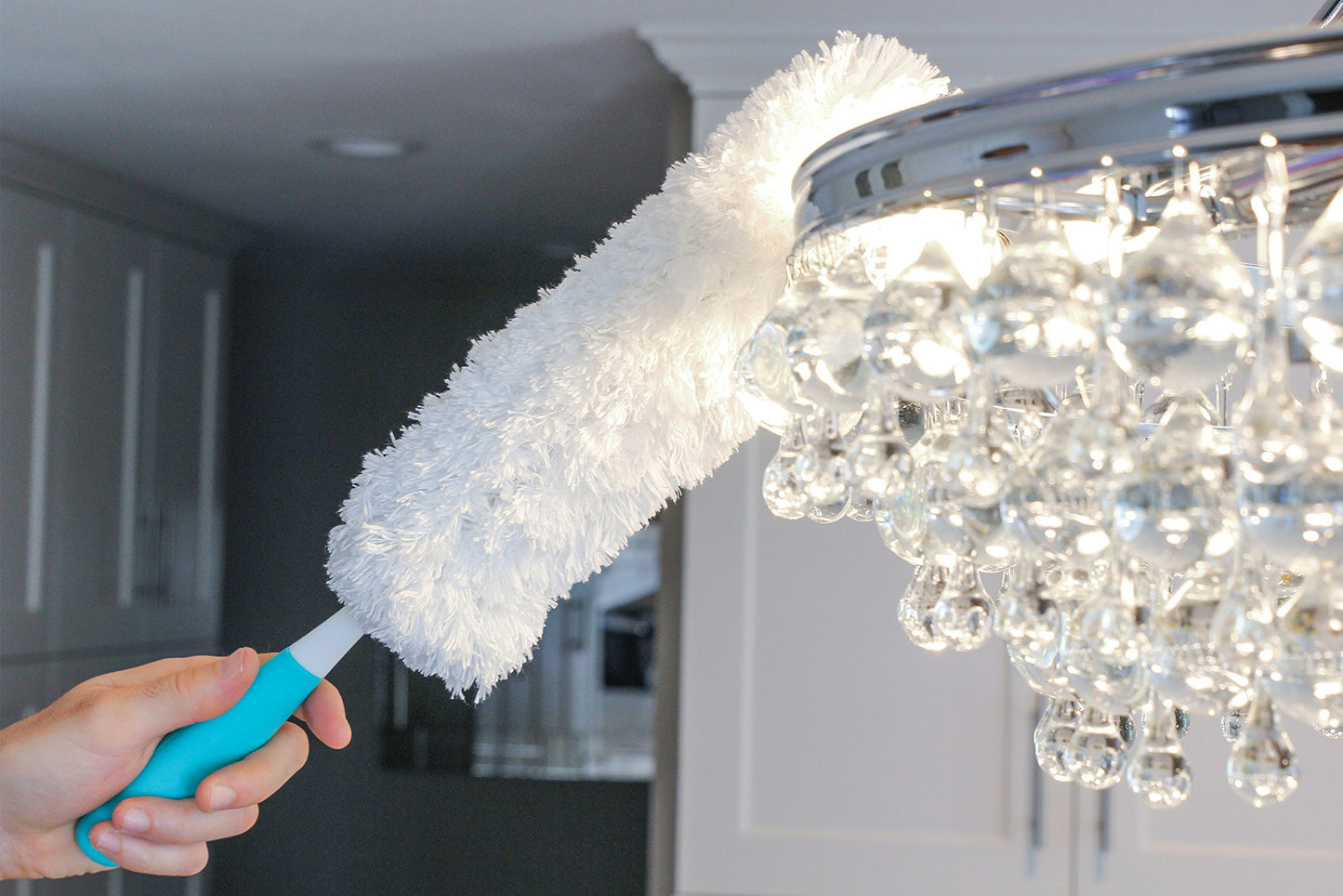ST Microfiber Hand Duster, Teal, 1 Piece