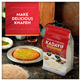 Eastanbul Dried & Chopped Kataifi Shredded Fillo Dough, Kurutulmus Kadayif Pastry Dough, Ingredient for The Viral Dubai Pistachio Chocolate Bar