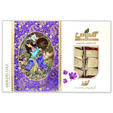 GOALDEES Nougat Gaz - Traditional Sweet with 28% Saffron Pistachios, Halal Candy, Soft & Chewy Natural Treat, 350g