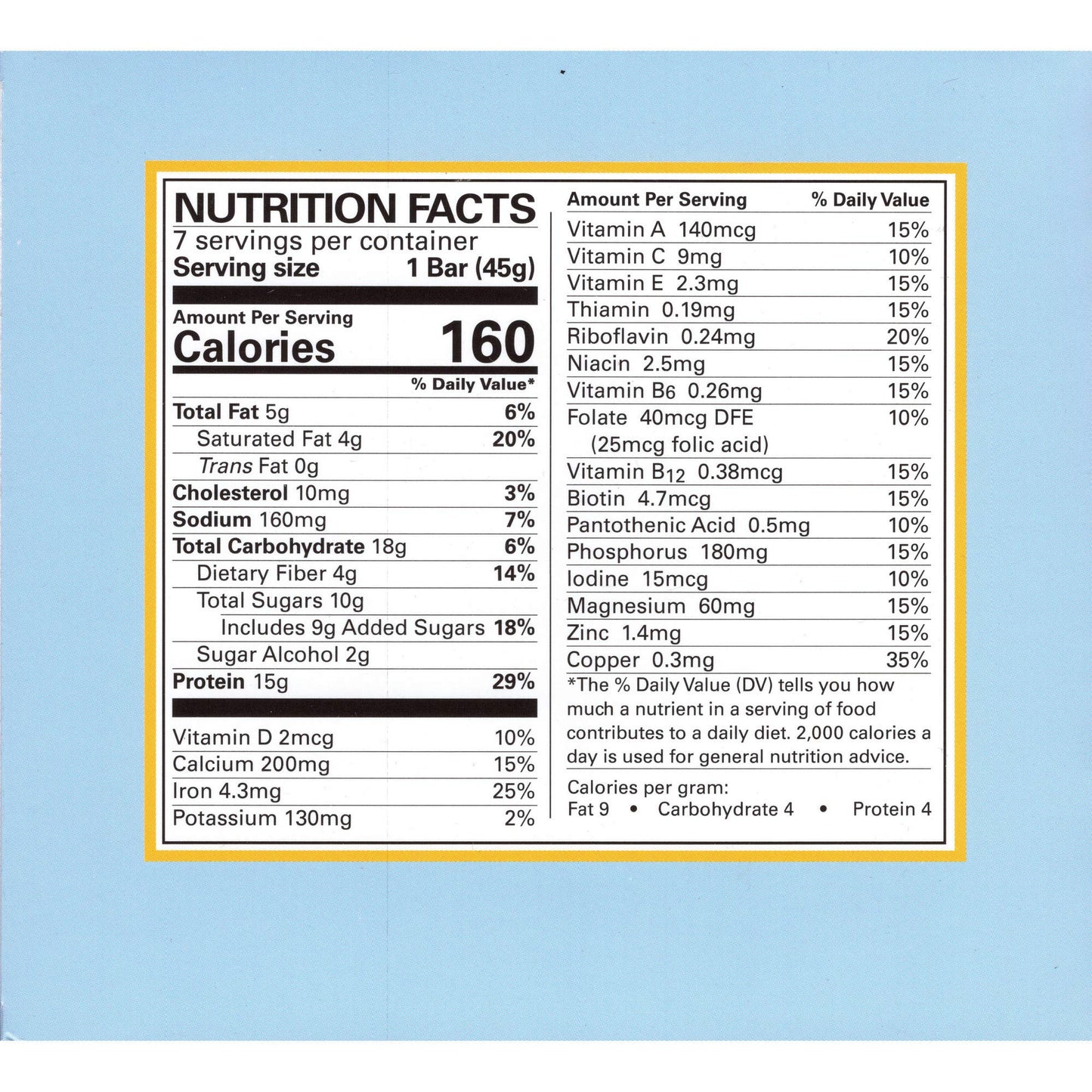 Weight Loss Systems Protein Bar - Caramel Cocoa (7/Box) - Aspartame, Wheat and Gelatin Free