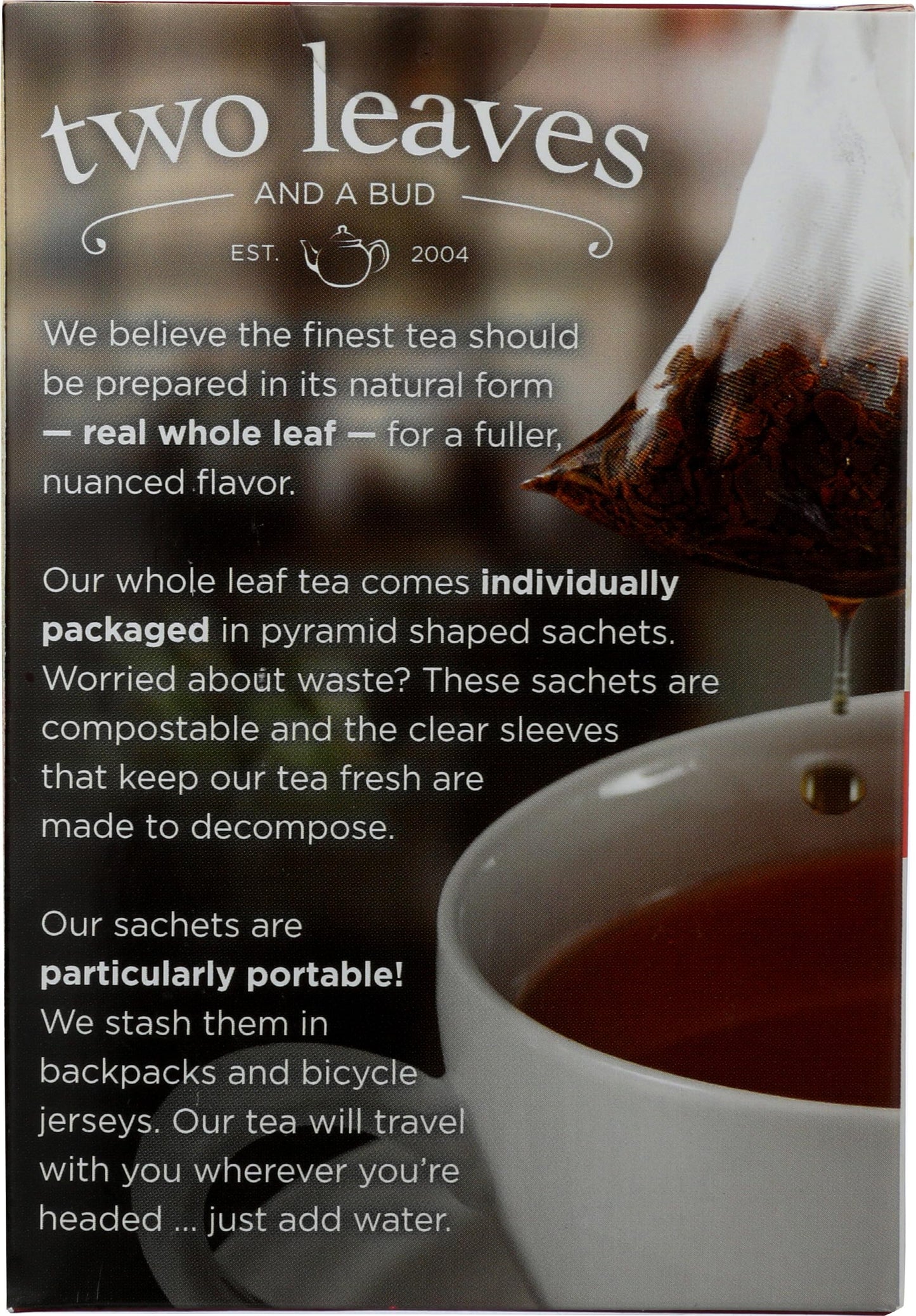 Two Leaves & A Bud, Tea Assam Organic, 15 Count