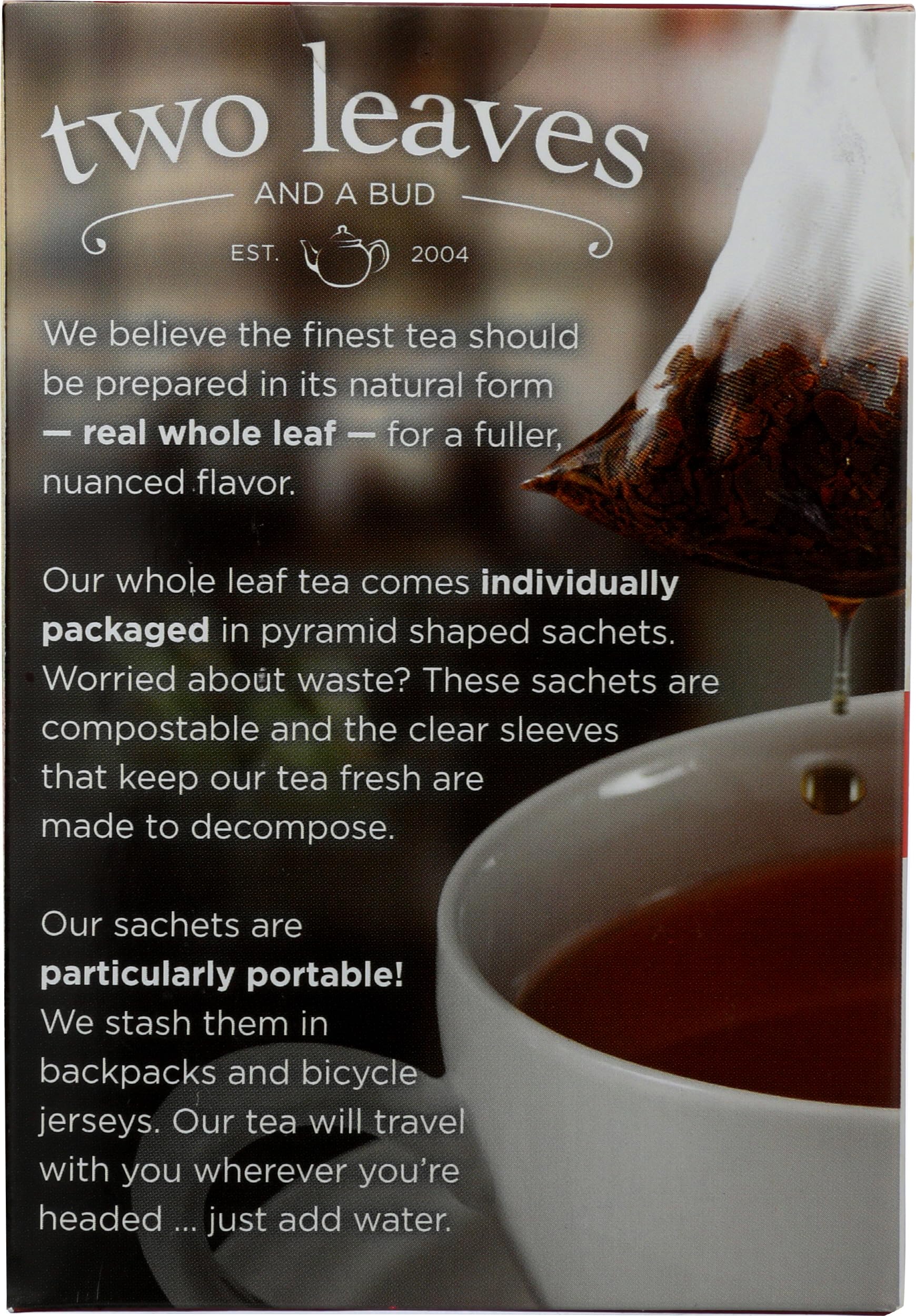 Two Leaves & A Bud, Tea Assam Organic, 15 Count