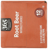 365 by Whole Foods Market, Root Beer, 12 Pack, 12 Fl Oz