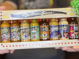 Torchbearer Sauces Hot Sauce Variety Gift Box of Minis, 8ct 1.75oz Bottles from Mild to Wild - All Natural Hot Sauce, Extract-Free, Preservative-Free