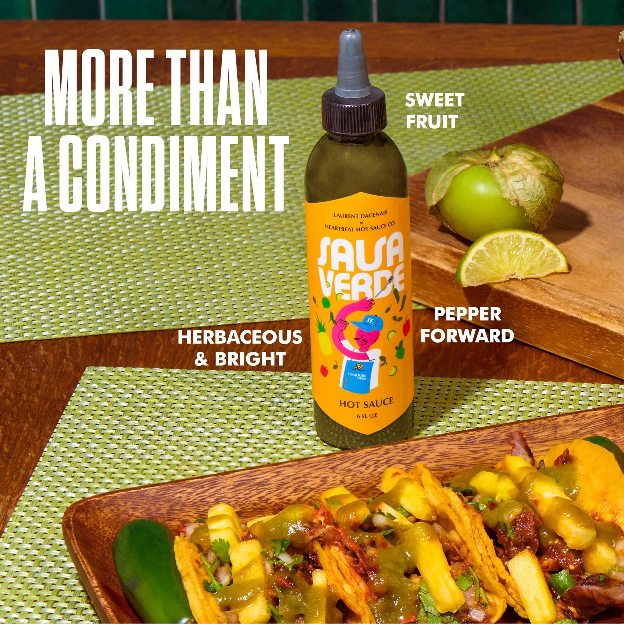 Heartbeat Hot Sauce Co. | Salsa Verde, 6 oz. 6 pack