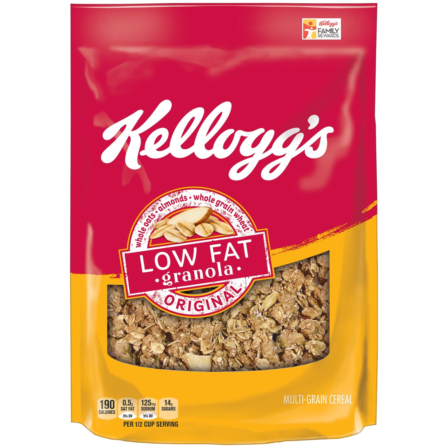 Kellogg's Low-Fat Granola Cereal, 10.6 oz