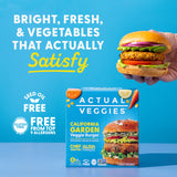 Actual Veggies California Garden Veggie Burger, 12 Oz