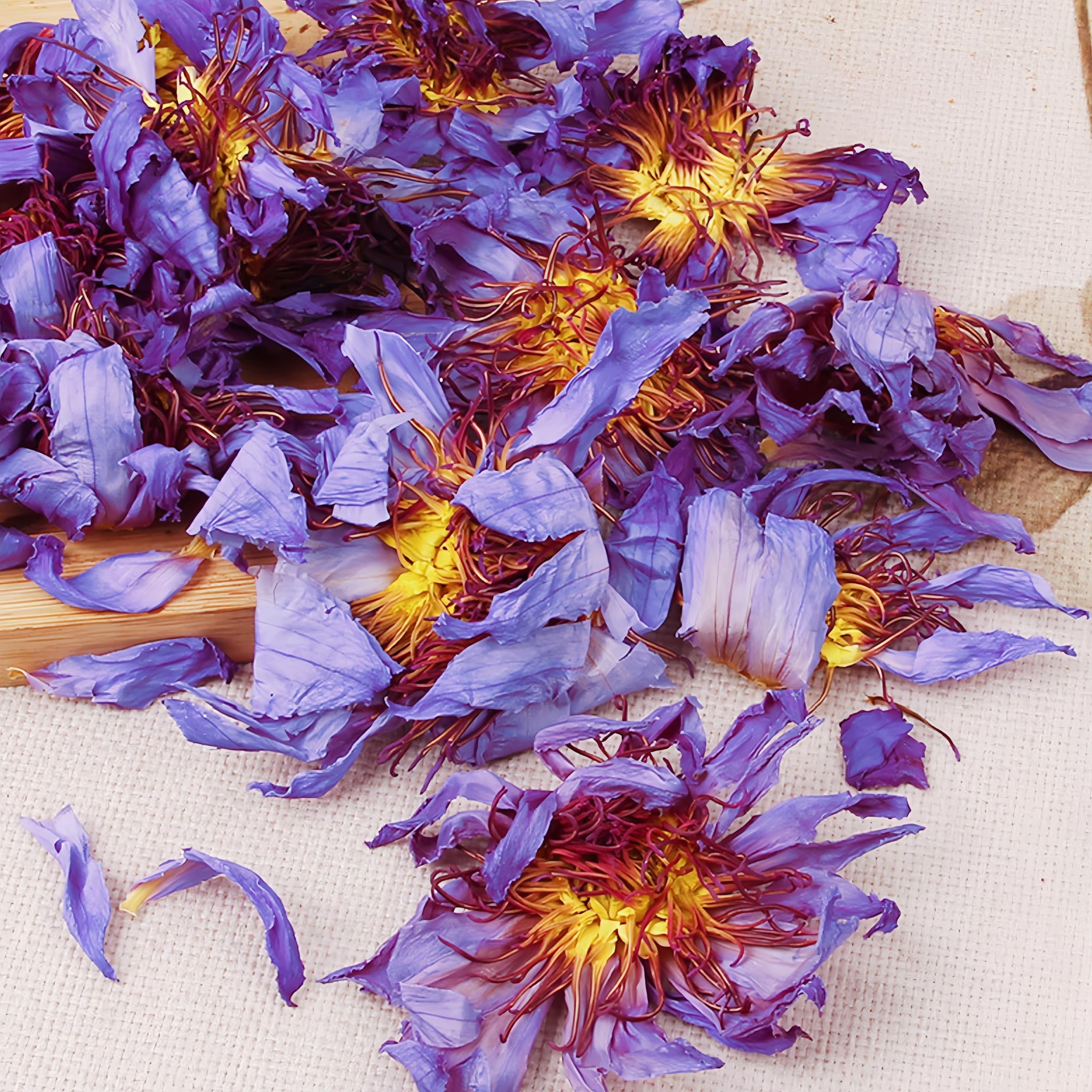 Lotus Flower Tea | Natural Whole Blue Dried Flowers | Caffeine-free - 1 oz