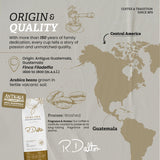 R. Dalton Coffee Sublime Genuine Antigua Whole Bean Coffee - Medium Roast - Exotic Chocolaty And Caramel Notes - All Brewing Methods - Premium Quality