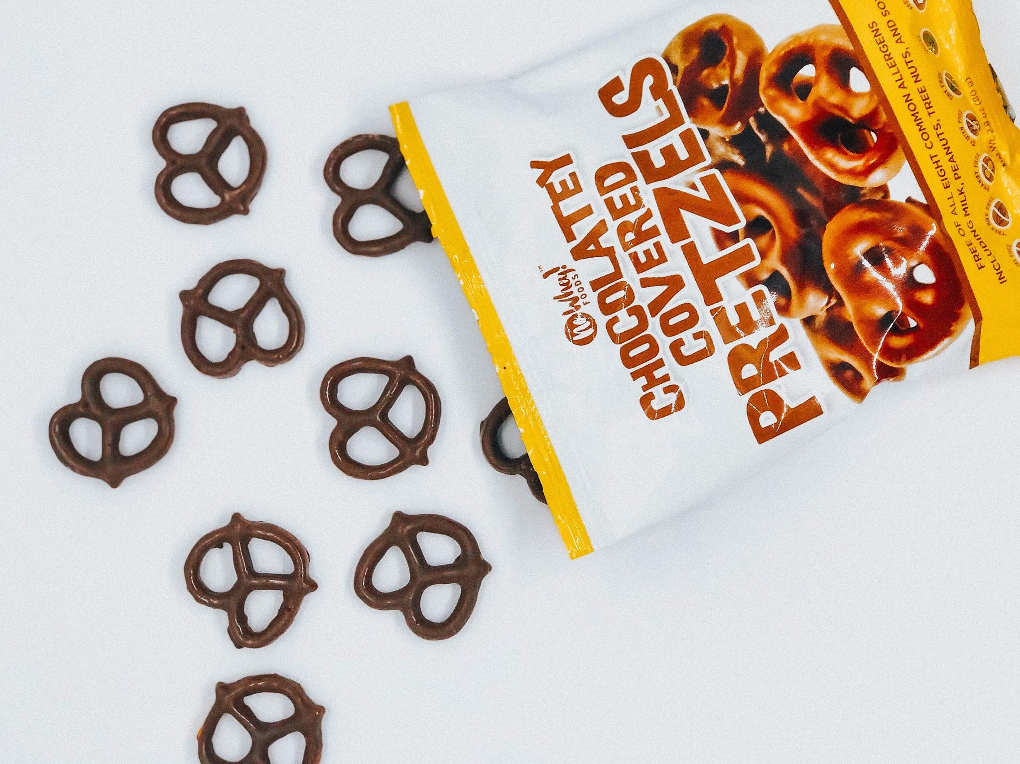 Vegan, Gluten Free Chocolatey Covered Pretzels (2 Pack) | Dairy Free, Peanut Free, Nut Free, Soy Free, All Natural, Sesame Free | Allergy Friendly |