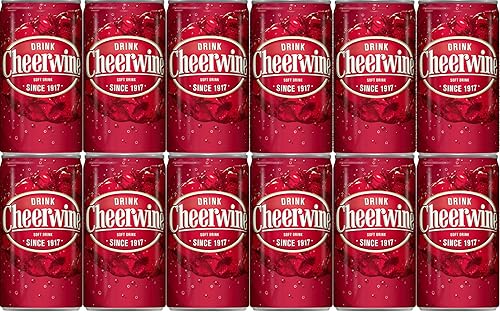 Cheerwine Soda, 7.5 oz can (12 Cans)