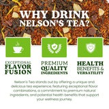 Nelson's Tea - Chocolate Caramel Turtle Loose Leaf Tea - Blend of Red Rooibos, Cinnamon Chips, Marigold Petals, Caramel Pieces, Chocolate Chips-Unwrap