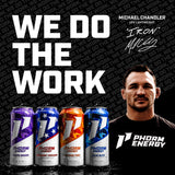 Phorm Energy Drink, Screamin’ Freedom, Rocket Pop Flavor, Sugar Free, 200 mg Natural Caffeine From Green Tea, Electrolytes and Vitamin B12, Gluten
