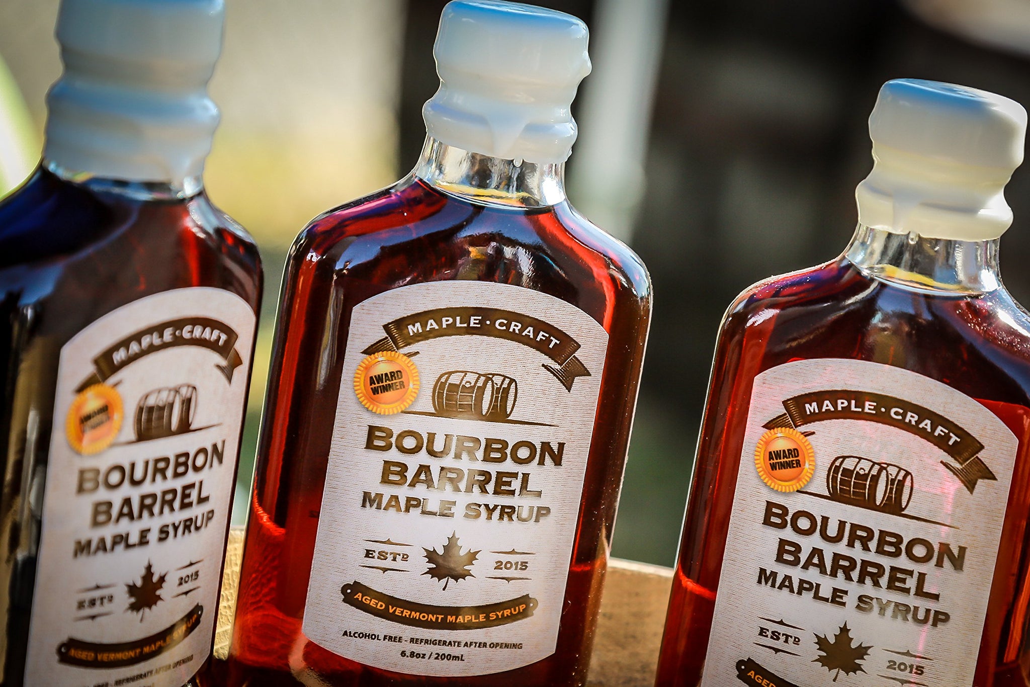 Maple Craft Foods, Bourbon Barrel Aged Vermont Maple Syrup