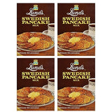 Lund’s Swedish Pancake Mix, Deliciously Thin & Light Pancakes, 12 oz, Traditional Scandinavian Recipe - Easy Mix for Breakfast or Brunch [Pack of 4]