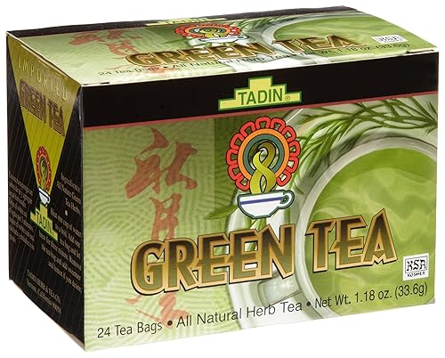 Tadin Tea, Green Tea, 24-Count Teabags (Pack of 12)