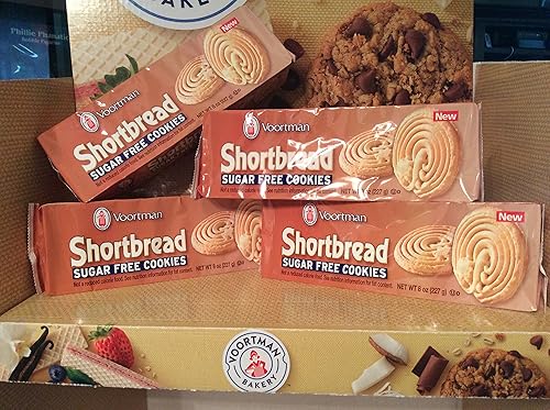 Shortbread sugar free cookies (4) pack