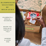 Mercato di Bellina Italian Food Gift Basket La Cucina Italiana - A Vegan-Friendly, All-Natural Pasta Gift Basket, Gourmet Present for Foodies
