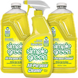 Simple Green All Purpose Cleaner Spray and Refill, Green, 3 Piece Set, 1 Count (Lemon)