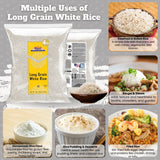 Rani Long Grain White Rice 64oz (4lbs) 1.81kg Bulk ~ All Natural | Gluten Friendly | Vegan | Non-GMO | Kosher | Product of USA