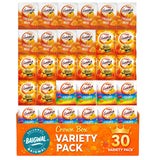 Variety Pack Gold-fish Crackers for Kids, Individual Bags, 30 Pouches, Bulk Snacks Assortment by Baigwal