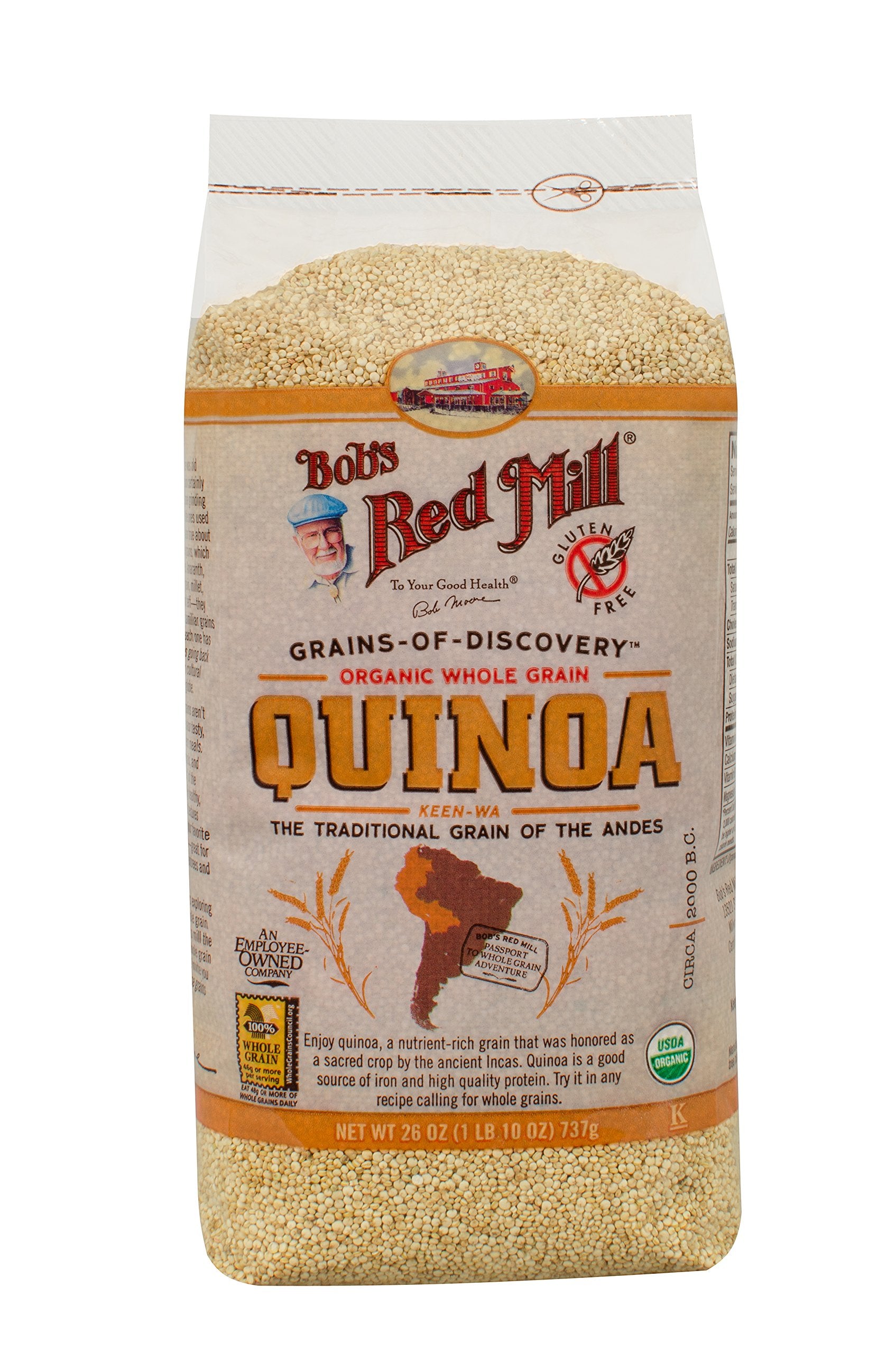Bob's Red Mill Organic Quinoa Grain, 26 Oz