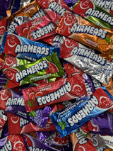 Airheads Mini Bars 2 Pounds Approx 70 Pieces - Individually Wrapped - Assorted Fruit Flavored Cherry - Grape - Mystery Flavor - Orange & Watermelon
