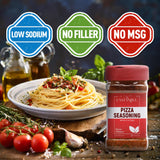 Eastanbul Pizza Seasoning Spice Blend, 5.29oz Italian Seasoning, Boosts Pizza Toppings, Herbal Blend, Popcorn Spice, Low Sodium, No MSG, No Filler
