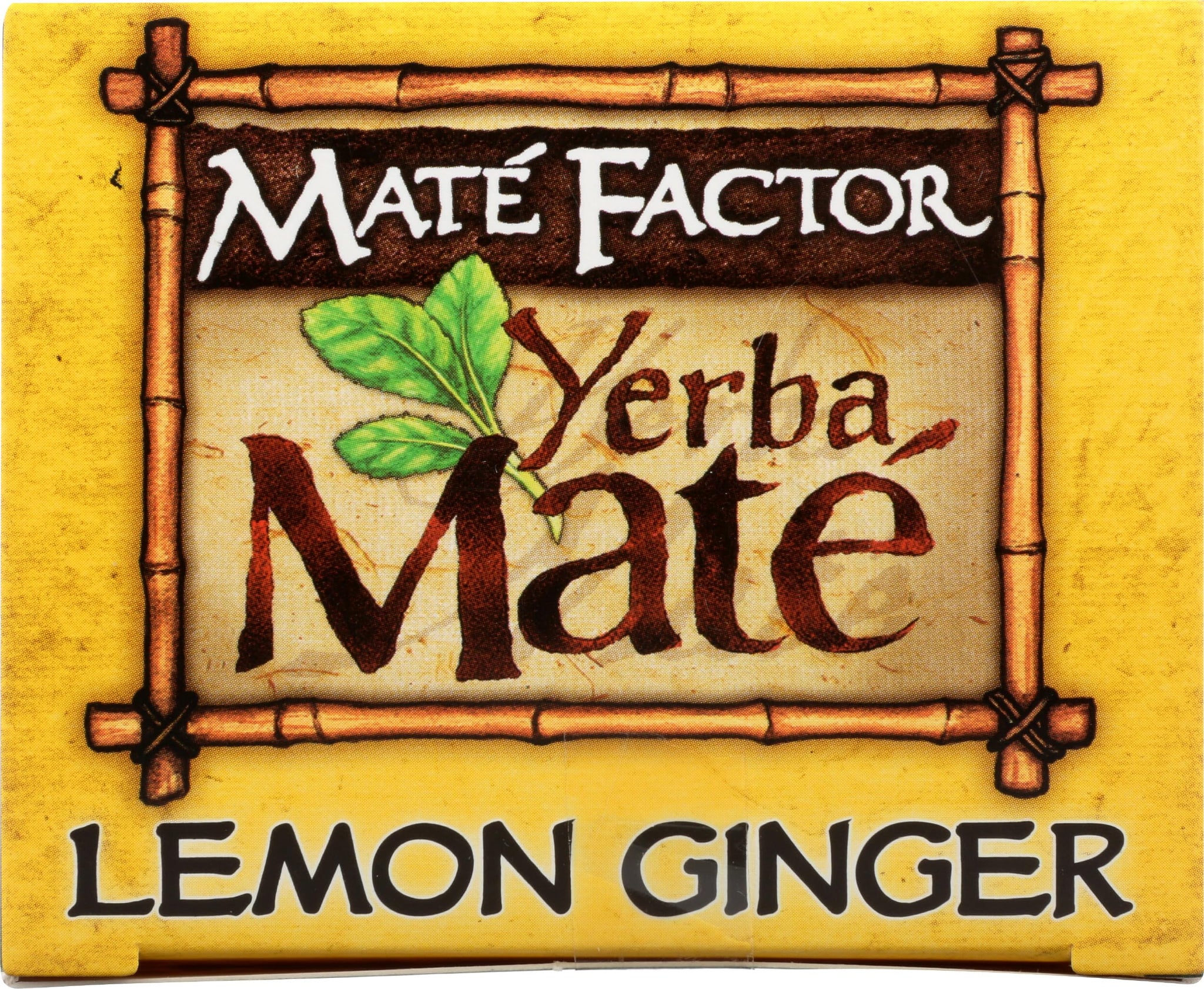 THE MATE FACTOR Lemon Ginger, 20 Count