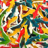 Gummy Sharks Candy Mix | 1 Pound Bag | Assorted Fruit Flavors Shark Gummies | Chewy Gummy Fish for Parties and Candy Buffets | Blue Raspberry, Lime