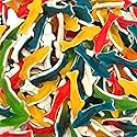 Gummy Sharks Candy Mix | 1 Pound Bag | Assorted Fruit Flavors Shark Gummies | Chewy Gummy Fish for Parties and Candy Buffets | Blue Raspberry, Lime