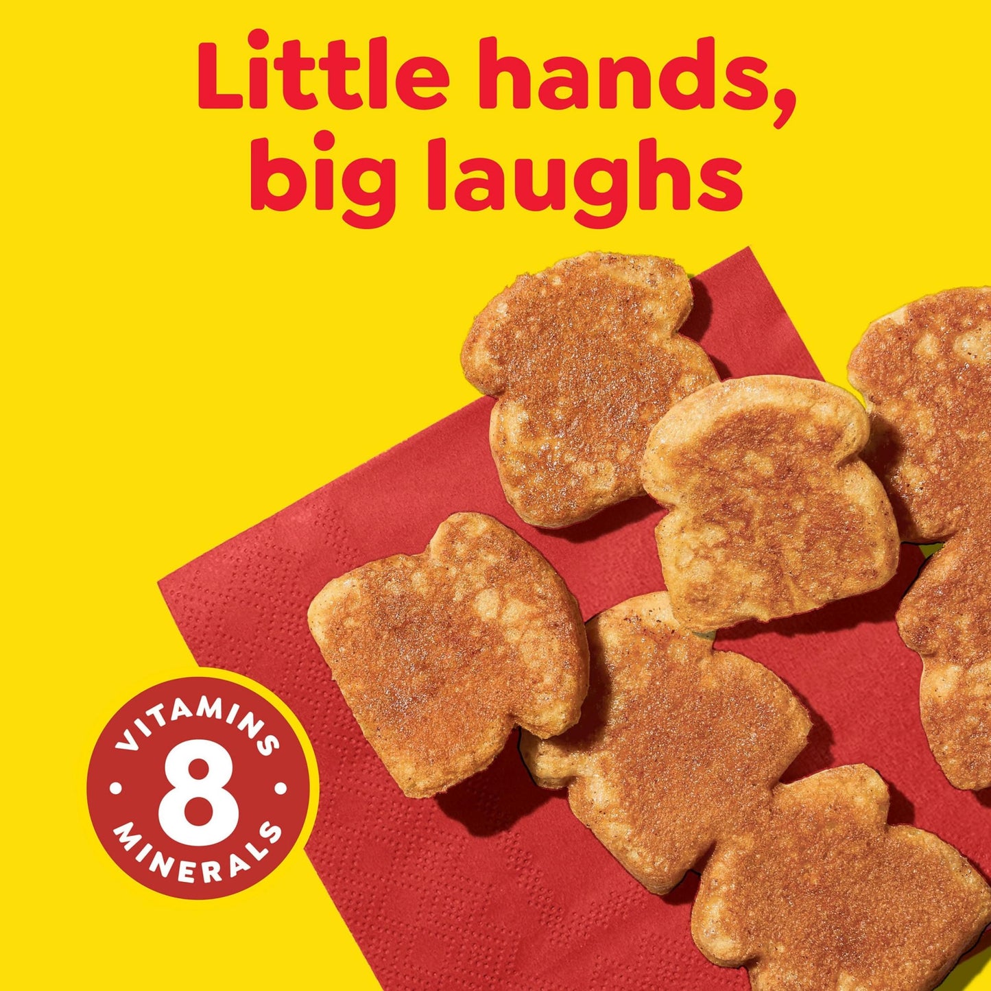 Eggo Minis Frozen French Toast, Frozen Breakfast, Kids Snacks, Cinnamon, 9.3oz Box (4 Pouches)